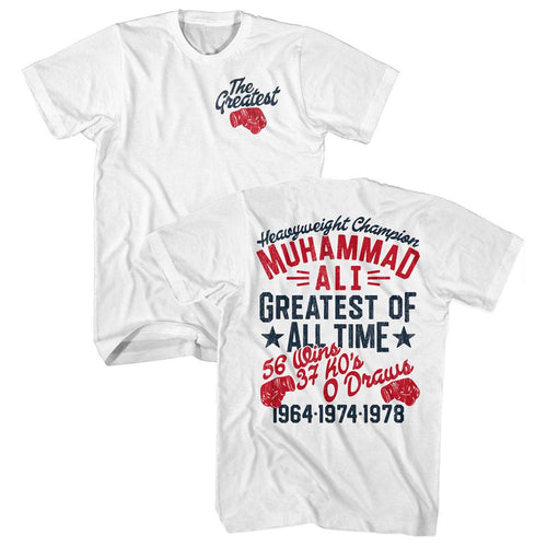 Muhammad Ali Special Order The Greatest Glove Adult S/S T-Shirt