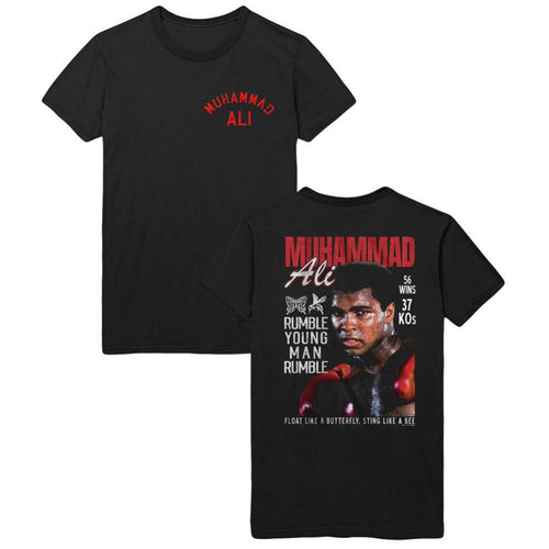 Muhammad Ali Rumble Young Man Front And Back Adult Short-Sleeve T-Shirt