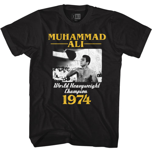 Muhammad Ali Special Order WHC 1974 Adult Short-Sleeve T-Shirt