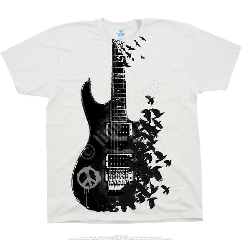Musica Crow Guitar White T-Shirt
