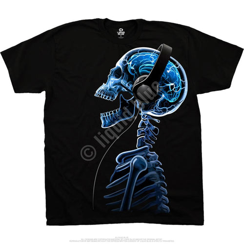 Musica Skelephones Black T-Shirt