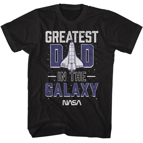 NASA Greatest Dad Adult Short-Sleeve T-Shirt