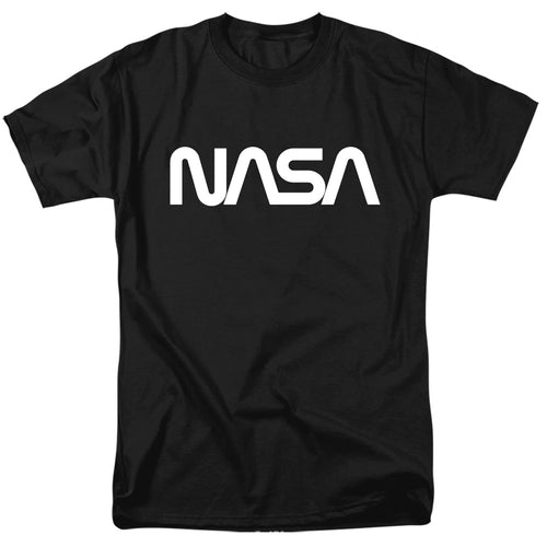 NASA Worm Logo Men's 18/1 Cotton Short-Sleeve T-Shirt