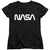 NASA Worm Logo Women's 18/1 Cotton Short-Sleeve T-Shirt