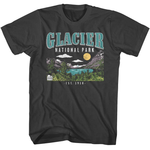 National Parks Glacier National Park Adult Short-Sleeve T-Shirt