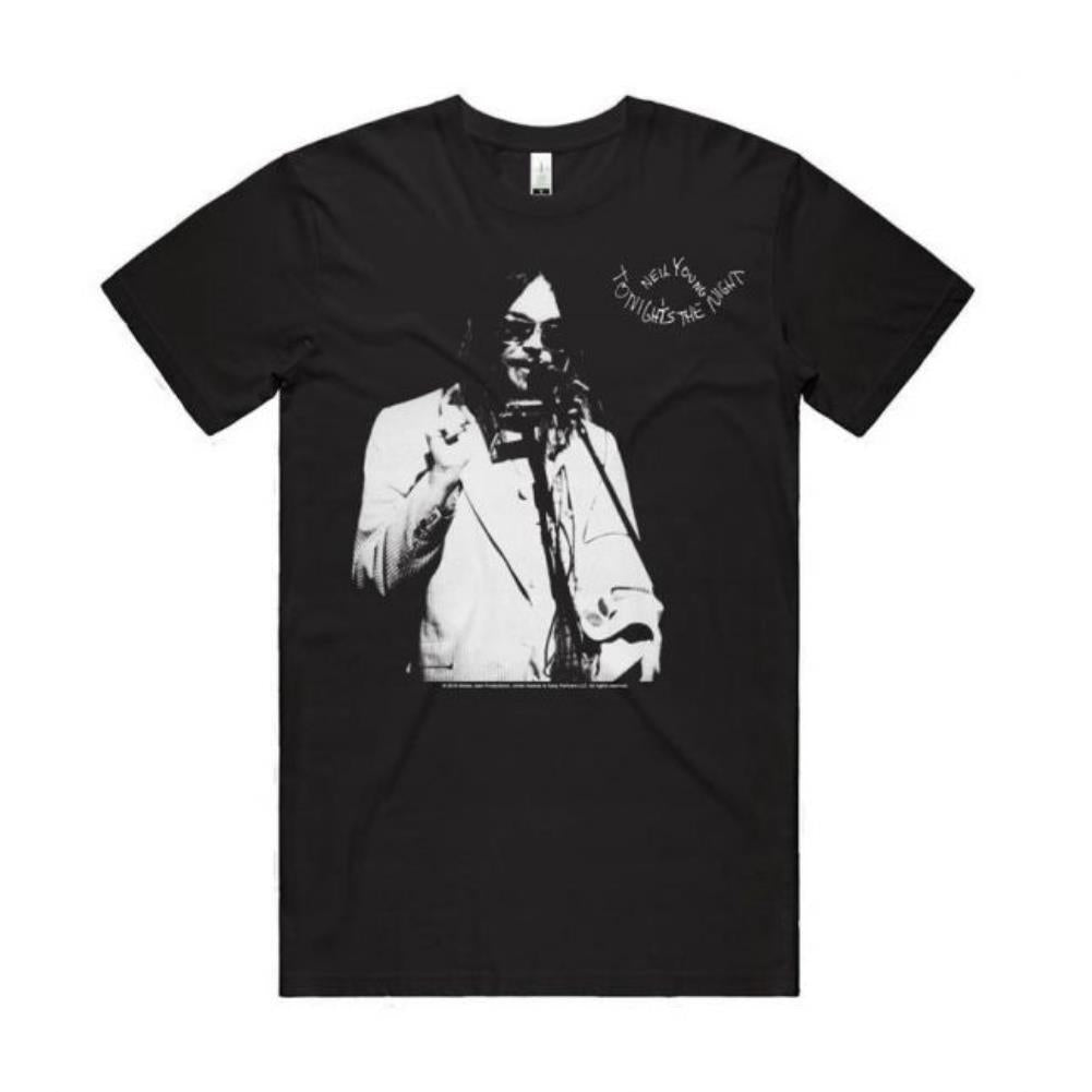 Neil Young Tonight\'s The Night Men\'s T-Shirt – RockMerch