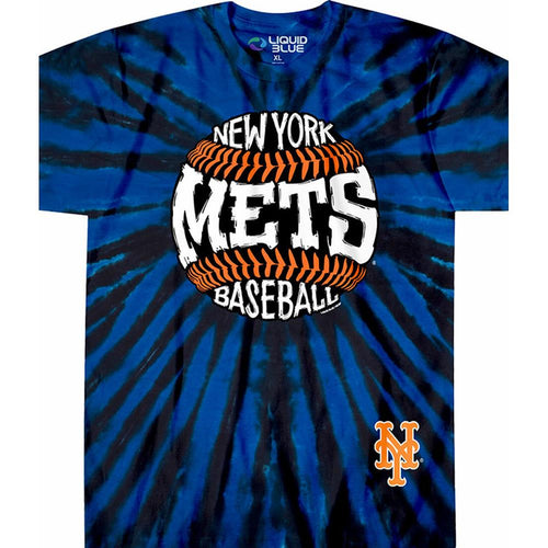 New York Mets Burst Tie-Dye T-Shirt