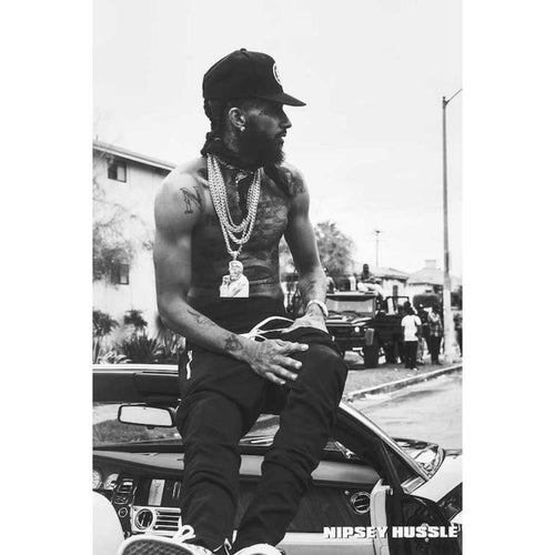 Nipsey Hussle Car Poster - 24 In x 36 In Posters & Prints