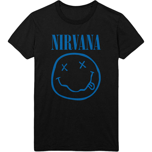 Nirvana Blue Smiley Unisex T-Shirt - Special Order