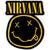 Nirvana Diecut Smiley Logo Sticker