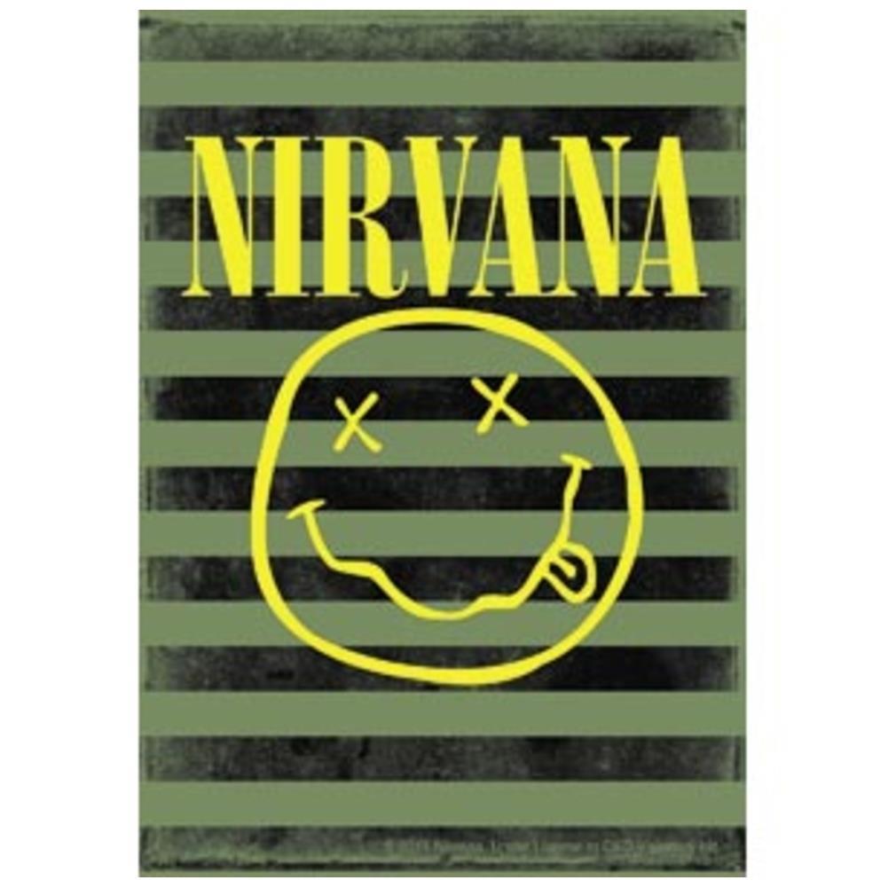 Nirvana Smiley Stripes Sticker – RockMerch
