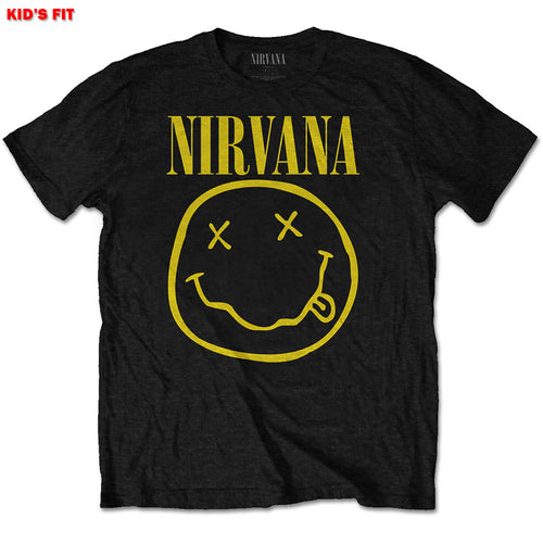 Nirvana Yellow Smiley Kids T-Shirt - Special Order