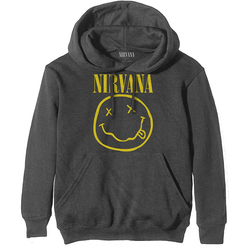 Nirvana Yellow Smiley Unisex Pullover Hoodie - Special Order