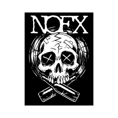NOFX Last Night Sticker - 3-inches Wide x 4-inches Tall