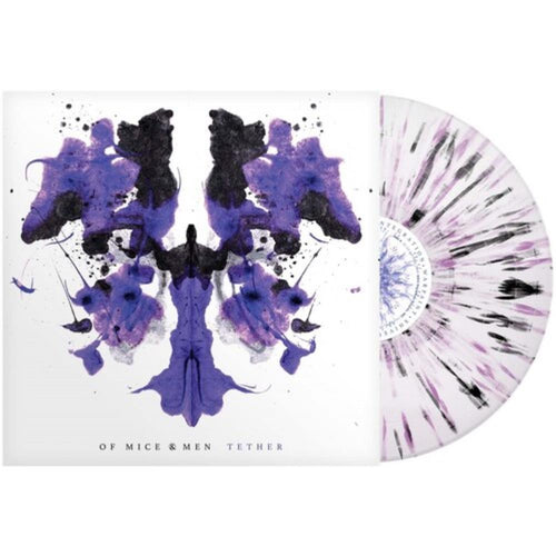 Of Mice And Men - Tether - White Purple Black Splatter - Vinyl LP