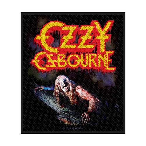 Ozzy Osbourne Bark At The Moon Standard Woven Patch