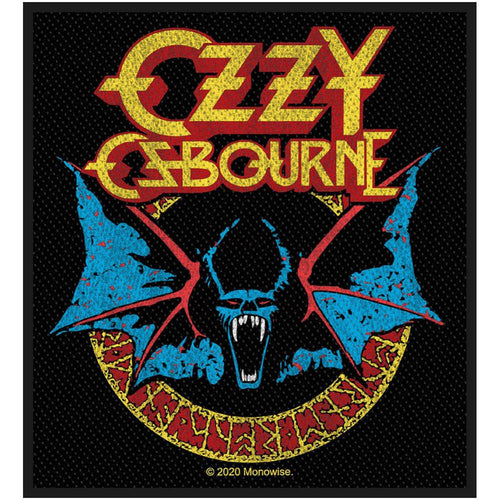 Ozzy Osbourne Bat Standard Woven Patch