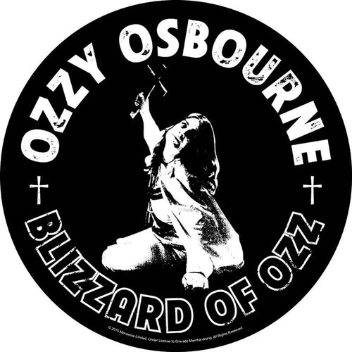 Ozzy Osbourne Blizzard Of Ozz Back Patch