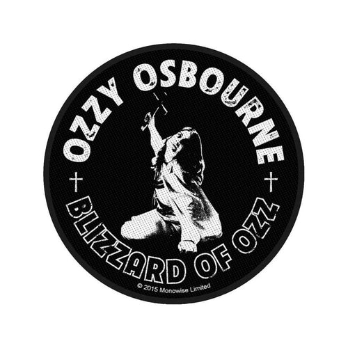 Ozzy Osbourne Blizzard Of Ozz Standard Woven Patch