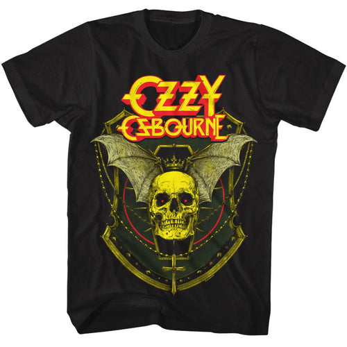 Ozzy Osbourne Crowned Skull Winged Adult Short-Sleeve T-Shirt