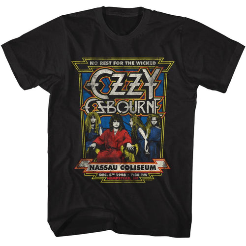 Ozzy Osbourne Ozzy Nassau Coliseum Adult Short-Sleeve T-Shirt