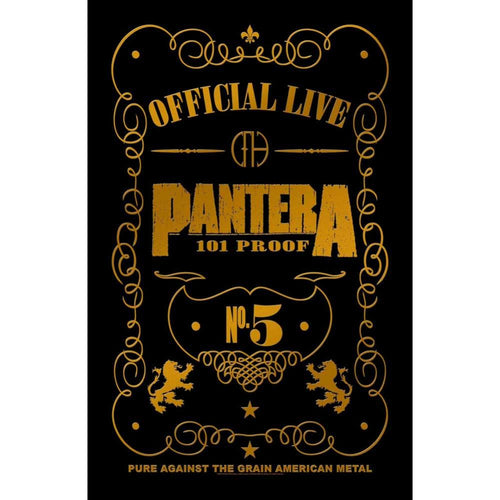 Pantera 101 Proof Textile Poster