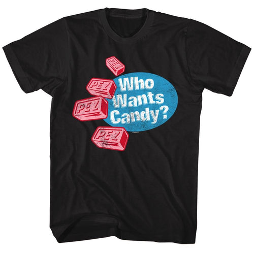 Pez Special Order Who Wants Candy Adult S/S T-Shirt