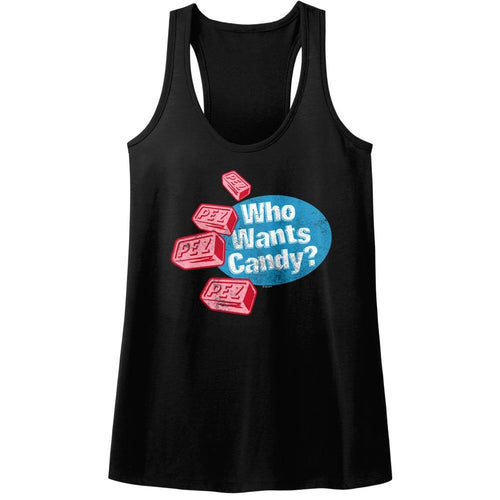 Pez Special Order Who Wants Candy Ladies  Racerback
