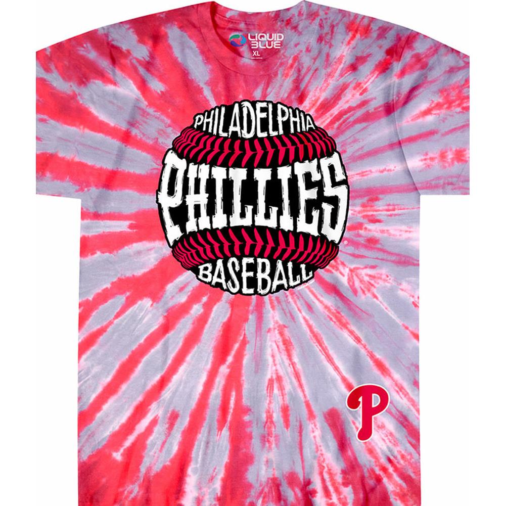 Philadelphia Phillies Burst Tie-Dye T-Shirt – RockMerch