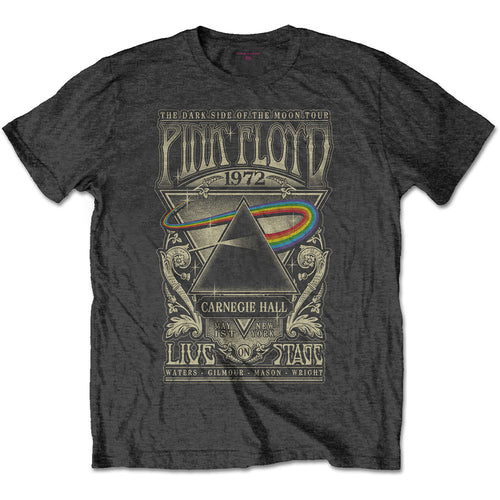 Pink Floyd Carnegie Hall Poster Unisex T-Shirt - Special Order