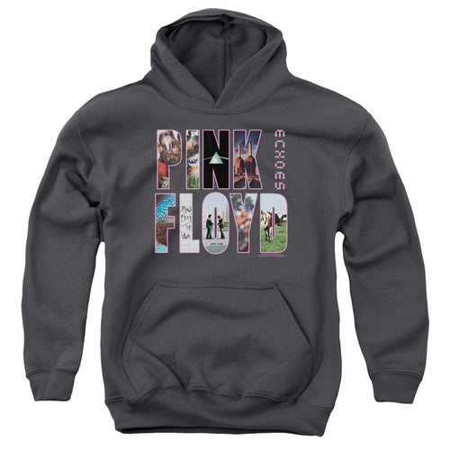 Pink Floyd Cover Youth 50% Cotton 50% Poly Pull-Over Hoodie