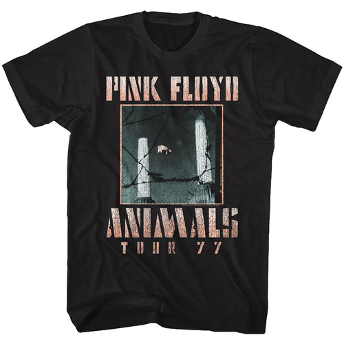 Pink Floyd Animals Tour 77 Adult Short-Sleeve T-Shirt