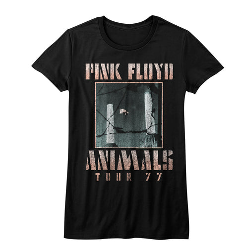 Pink Floyd Special Order Animals Tour 77 Juniors S/S T-Shirt