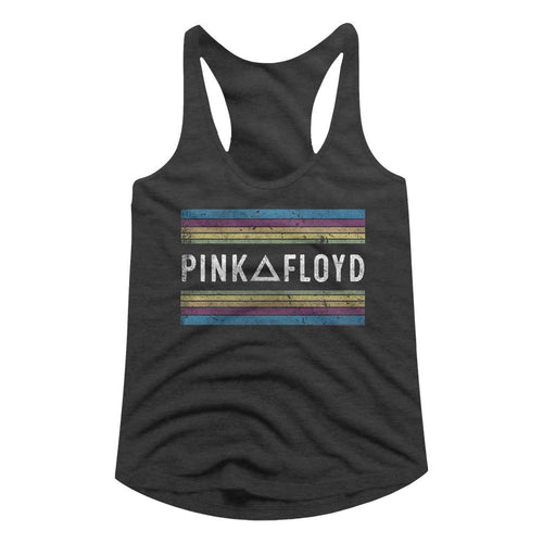 Pink Floyd Special Order Pink Floyd Rainbows Ladies Racerback