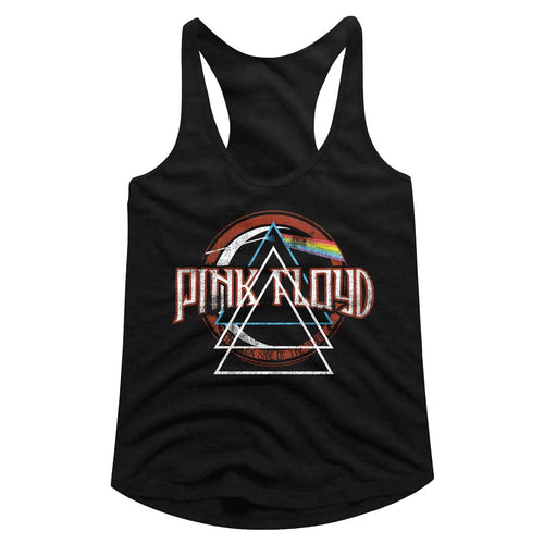 Pink Floyd Triangle Triad Ladies Slimfit Racerback