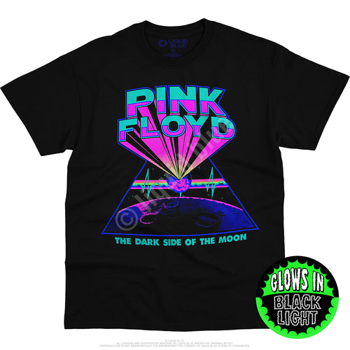 Pink Floyd Dark Side Blacklight Standard Short-Sleeve T-Shirt