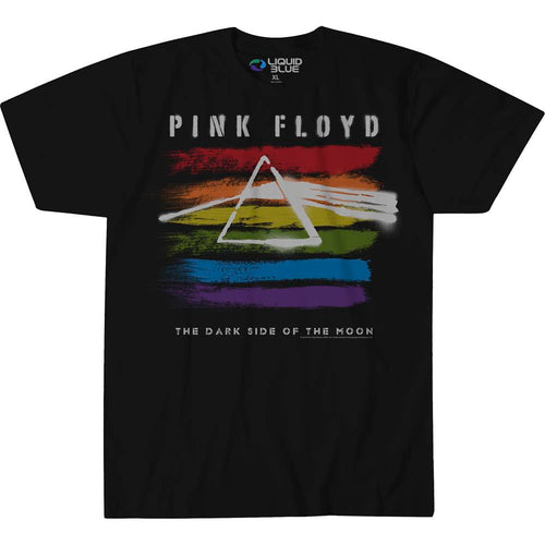 Pink Floyd Dark Side Brushed Ring Spun Cotton Short-Sleeve T-Shirt