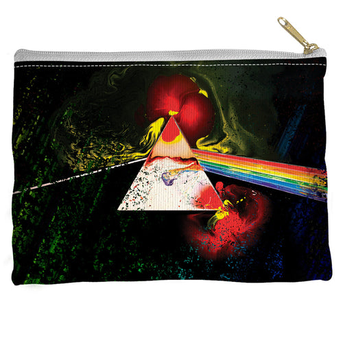 Pink Floyd Special Order Dark Side Of The Moon Accessory Pouch - 100% Spun Polyester with straight bottom