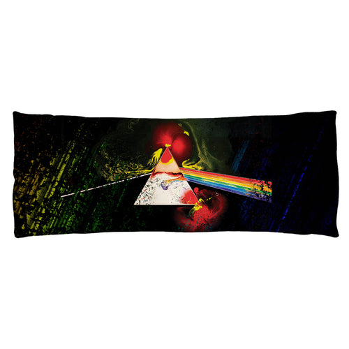 Pink Floyd Dark Side Of The Moon Body Pillow - 100% Microfiber (printed both sides)