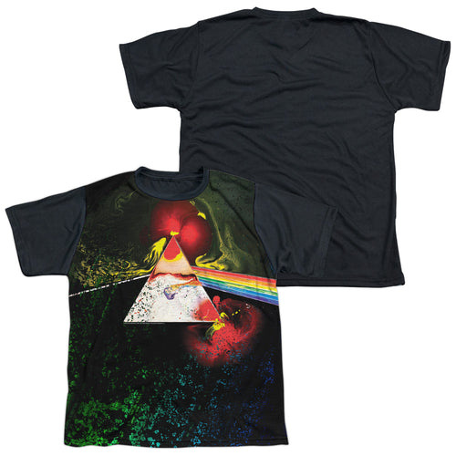 Pink Floyd Special Order Dark Side Of The Moon Youth Black Back 100% Polyester Regular Fit Short Sleeve T-Shirt