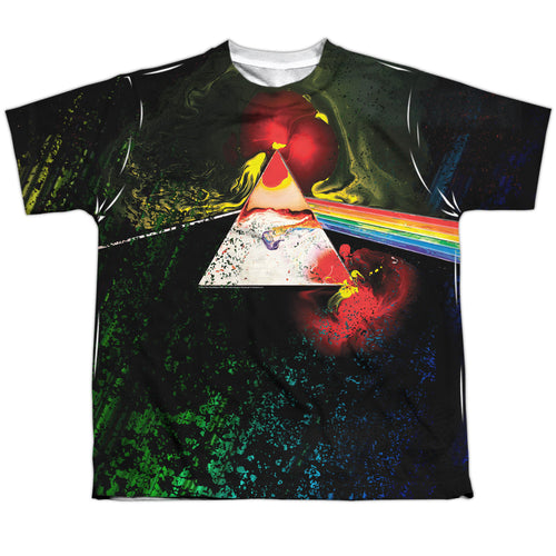 Pink Floyd Special Order Dark Side Of The Moon Youth Regular Fit 100% Polyester Short-Sleeve T-Shirt