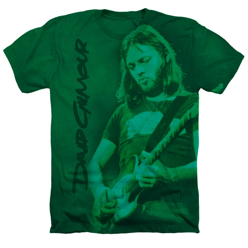 Pink Floyd David Gilmour Men's 30/1 60% Cotton 40% Poly Short-Sleeve Heather T-Shirt