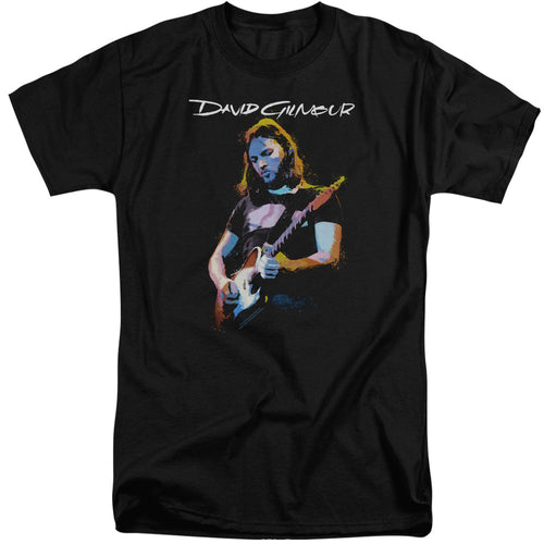 Pink Floyd Guitar Gilmour Men's 18/1 Tall 100% Cotton Short-Sleeve T-Shirt