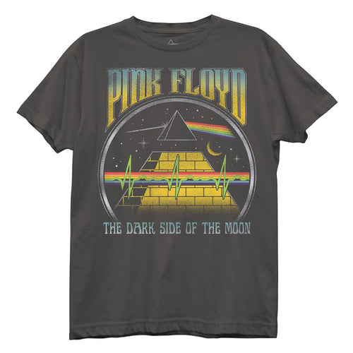 Pink Floyd Pyramid Dark Side Heavy Metal Boyfriend Tee