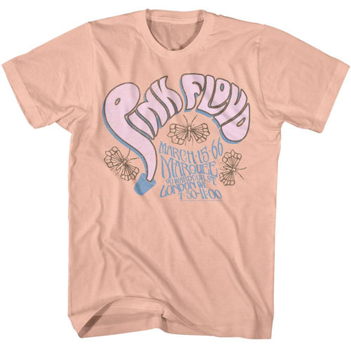Pink Floyd Special Order Bucket Letters Alt Colors Adult Short-Sleeve T-Shirt