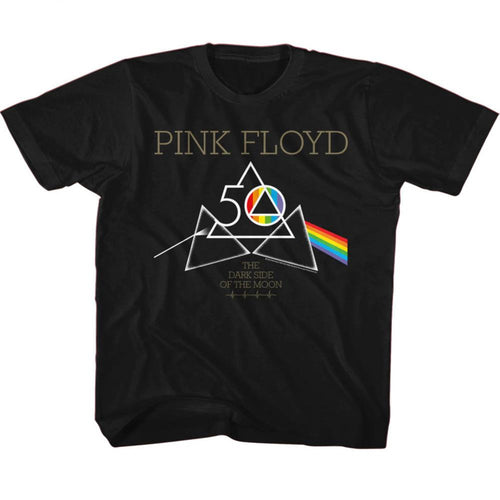 Pink Floyd Pink Floyd 50th Triangles Youth Short-Sleeve T-Shirt
