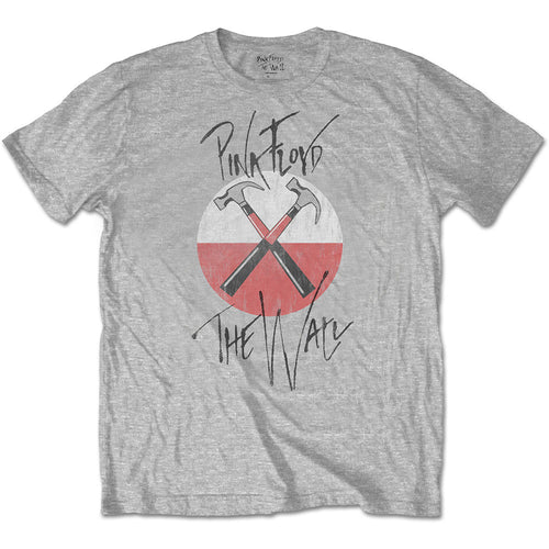 Pink Floyd The Wall Faded Hammers Logo Unisex T-Shirt - Special Order