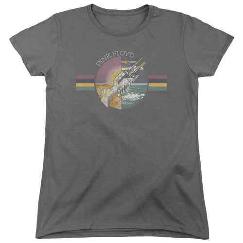 Pink Floyd Special Order Welcome To The Machine Women's 18/1 100% Cotton Short-Sleeve T-Shirt
