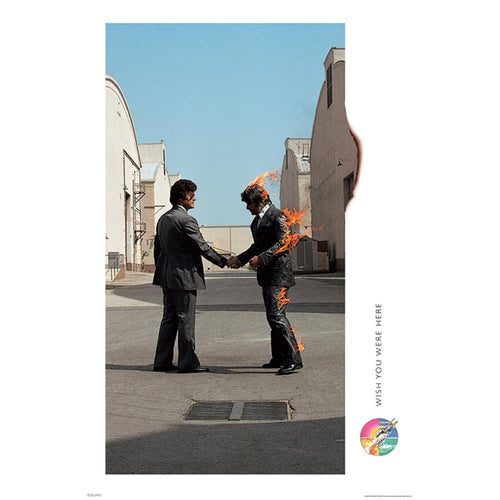 Pink Floyd Wish You Were Here Handshake Poster - 24In x 36In Posters & Prints