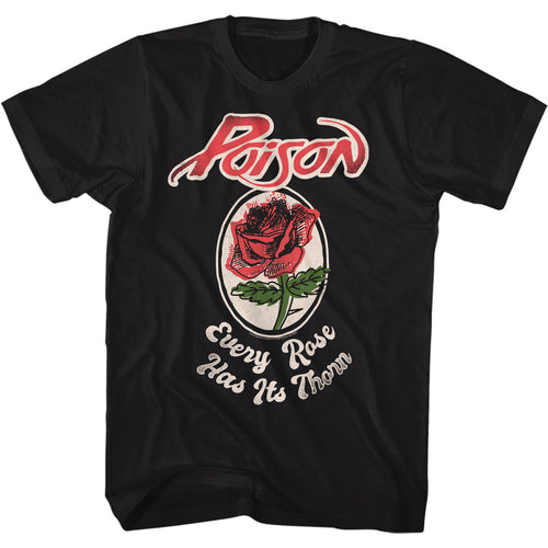 Poison Special Order Every Rose Adult S/S T-Shirt